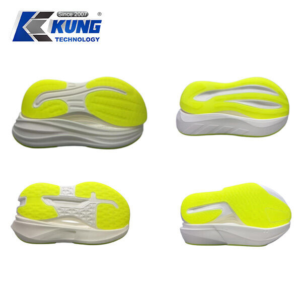 Shock-absorbing Wear-resistant EVA Midsole with CPU Outsole for Sports Shoes Customizable Sizes EU 36-44