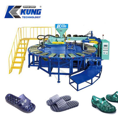 Máy đúc phun giày tinh thể PVC đơn / đôi / ba màu