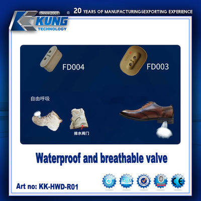 Waterproof Breathable Valve Giày làm phụ kiện cho giày ngoài